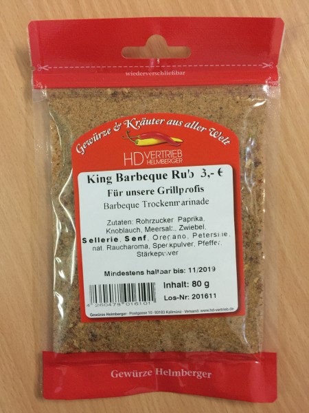 King Barbeque Rub